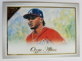 2019 Ozzie Albies Topps Gallery Notes # 87 Mlb Baseball Trading Card Atlanta - £4.08 GBP