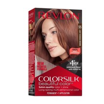 Revlon ColorSilk Beautiful Color ~ 55 Light Reddish Brown ~ Permanent Ha... - £11.68 GBP