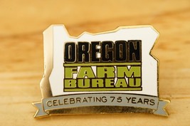 Oregon State Farm Bureau Lapel Pin 75th Anniversary Jewelry Insurance - $19.79