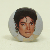 MICHAEL JACKSON Pin Button 1.25&quot; Metal Pinback Buttons Music Pop Vintage - £6.09 GBP
