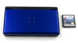 Nintendo DS Lite Handheld System - Cobalt/Black with OG Stylus and Star ... - $79.15