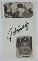 John Smoltz Atlanta Braves Signed Autographed 3x5 Index Card - £15.91 GBP
