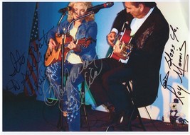 Barbara Fairchild &amp; Roy Morris Giant Country Music Hand Signed Photo - £15.97 GBP