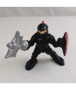 1994 Fisher Price Great Adventures Medieval Black Knight With Mace &amp; Shield - $109.29 MXN