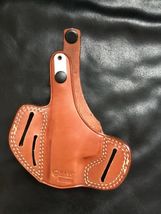 Fits WALTHER PK 380 Masc Hand Made Leather Belt Holster With 3 Slot #1168# RH image 6