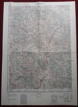 1952 Military Topographic Map Arandjelovac Rudnik Ugrinovci Serbia Sumadija - £40.00 GBP