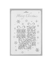 Christmas Fancy Presents Bows Drawing Art Painting Card Craft Template S... - £3.19 GBP