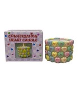 Vintage Conversation Heart Candle Scented Wax Candy Hearts Love Valentin... - £42.55 GBP