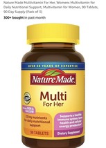 Nature Made Multi for Her With Iron  Calcium 90 Tablets Gluten-Free, 1/2027 - €21,04 EUR