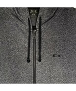 Oakley Hoodie Men’s Sz Medium Zip Up Hooded Sweatshirt Heather Gray - $39.37 CAD