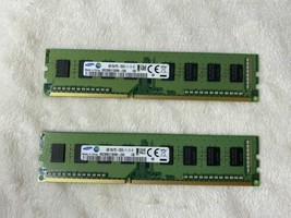 2 Samsung 4GB PC3-12800 DDR3-1600MHz non-ECC Memory Modules - M378B5173D... - $70.00
