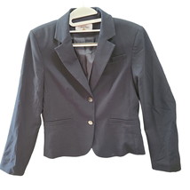 Calvin Klein Womens Blazer Blue Size 6 Polyester Blend Two Button Long S... - £13.43 GBP