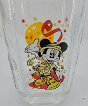 McDonald's White Mickey Mouse Disney World Magic Kingdom 4 In Tall Glass - $16.74