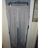 Victoria&#39;s Secret Gray Heathered Skinny Jogger Sweatpants Size L Women&#39;s... - €30,62 EUR