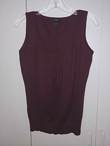 Ann Taylor Ladies Sleeveless 100% Pima Cotton Thin Knit TOP-M-TRIED ON/NOT WORN- - £6.86 GBP