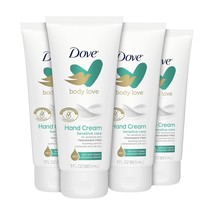 Dove Body Love Hand Cream Sensitive Skin 4 Ct Fragrance-Free Soothes and Comfort - £42.35 GBP