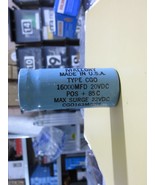 Condenser Electrolytic Capacitor Terminals Screw Mallory 16000 Uf 20 Vdc - €9,95 EUR