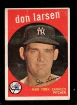 1959 Topps #205 Don Larsen Good+ Yankees *NY4974 - £6.88 GBP