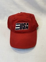 Arizona Jeans Co USA Embroidered Dad Hat Vintage Red Adjustable - £6.17 GBP