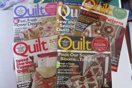 5 Quilt Magazines, 2007 and 2008 - $12.50