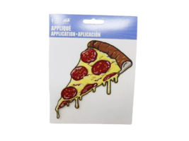 C&amp;D Visionary Fabric Iron-On Applique - New - Pizza Slice - $6.49