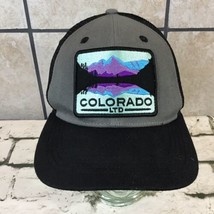 Colorado Limited Snapback Hat Mens OSFA Gray Purple Patch Meshback Baseb... - $14.84