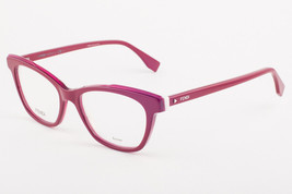 FENDI FF 0256 C9A Red Eyeglasses 50mm 256 - £103.13 GBP