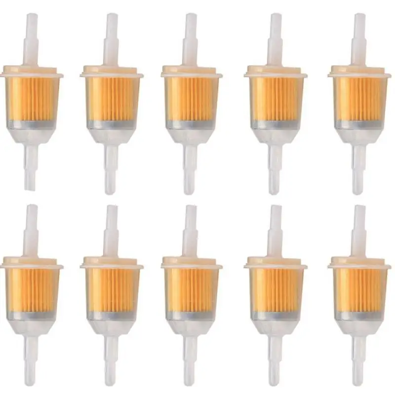 10Pcs/Set Motorcycle Fuel Filter Universal Motorcycle Engine Inline Carb Gasolin - £104.02 GBP