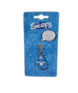THE SMURFS 2011 MOBILE HANGER / DANGLE CHARM LAZY SMURF SMILING NEW IN P... - £8.96 GBP