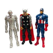 3 Hasbro Marvel 2015 Ultron 2013 Captain America Thor Action Figures 11 ... - $29.65