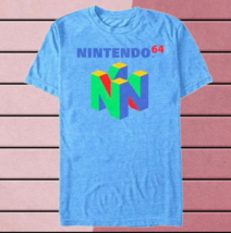 Men&#39;s Nintendo 64 Video Game Console Tee Shirt Mens Size Large Gamer Gift Tshirt - £15.97 GBP