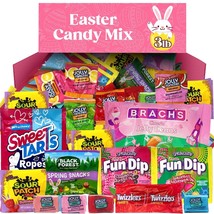 Easter Candy Individually Wrapped Variety Pack with Spring Time Fun Dip Sour Pat - £32.25 GBP