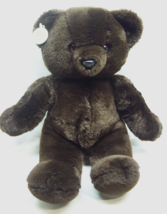 VINTAGE Russ DARK BROWN COCOA THE TEDDY BEAR 14&quot; Plush Stuffed Animal Toy - £19.38 GBP