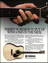 1985 Yamaha Classic acoustic thin neck guitar advertisement 8 x 11 ad print - £2.86 GBP