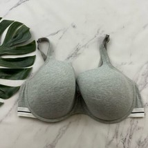 Cacique Lightly Lined Full Coverage Bra Size 42 G Heather Gray Underwire - £19.46 GBP
