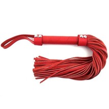 Rouge H-Style Leather Flogger Red - £34.46 GBP