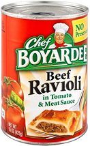   UPC 064144043156 - Chef Boyardee Beef Ravioli 15 oz . 18 Cans Included - £28.16 GBP