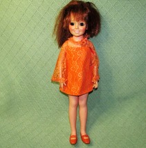 Vintage Ideal Chrissy Grow Hair Doll 1969 Original Dress Panties Shoes 18&quot; Toy - £37.65 GBP