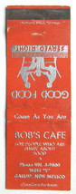 Bob&#39;s Cafe - Gallup, New Mexico Restaurant 20 Strike Matchbook Cover Matchcover - £1.17 GBP