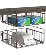 Simplehouseware Under Shelf Basket, 2 Pack, Bronze. - $54.86 CAD