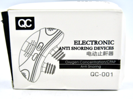 Electronic Anti Snoring Device - Quick Results and Easy to Use, Blue - NIB - $19.75
