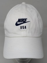 Nike Team USA Olympic Baseball Cap Golf Hat White Strapback - £11.86 GBP