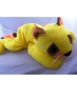 Plush Beaver yellow orange and brown Ty Beanie Babies larger Buddy Size ... - $14.87 CAD