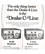 1975 Drake C Line Receiver And Transmitter Advertisement Electronics DWLL13 - $35.07 CAD