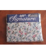 Signature 3-Piece Twin Sheet Set Floral Polyester/Cotton No Iron Deep Po... - $443.98 MXN