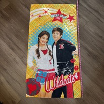 2008 High School Musical Beach Towel Wildcats Troy Gabriella Zac Efron V... - $15.88