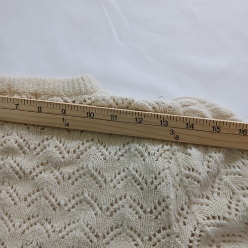 Cassidy Long Sleeve Pullover Women's Cream Sweater Top Size Medium (M) Item image 11