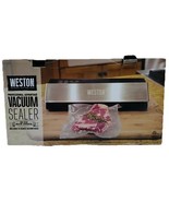 Weston 650501W Professional Advantage Vacuum Sealer Black 65-0501-W tested - $73.96 CAD