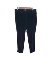 J. Jill 12 Large Black Corduroy Pants Straight Leg Pants - $29.99