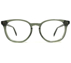 Warby Parker Eyeglasses Frames CARLTON N 714 Clear Green Round 48-17-135 - £51.27 GBP